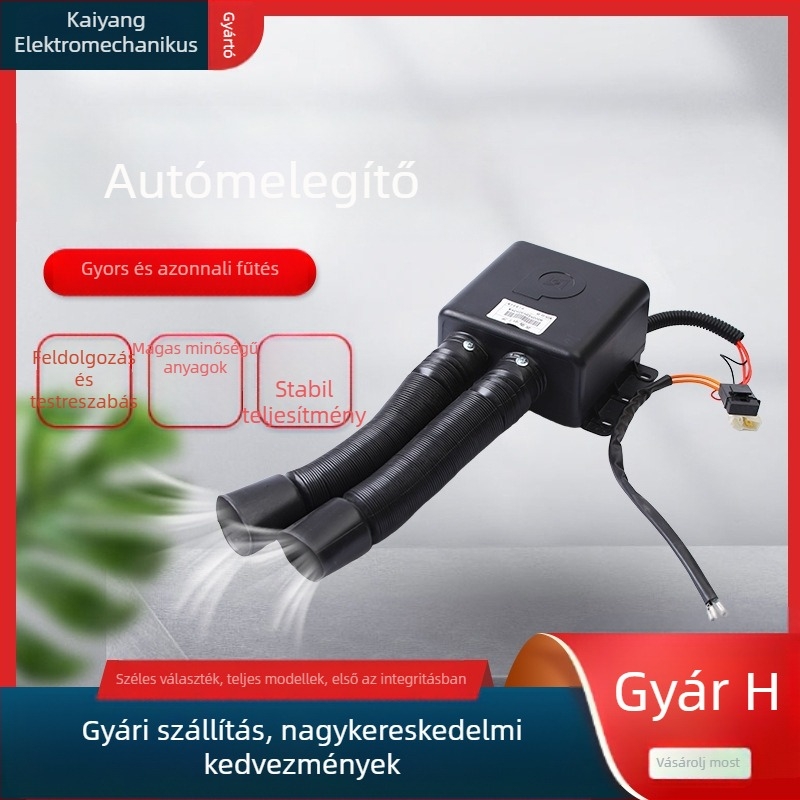 Kaiyang autófűtő kettős vezetékes fűtőelemekkel, 400W, modell Supercharged wired small pair