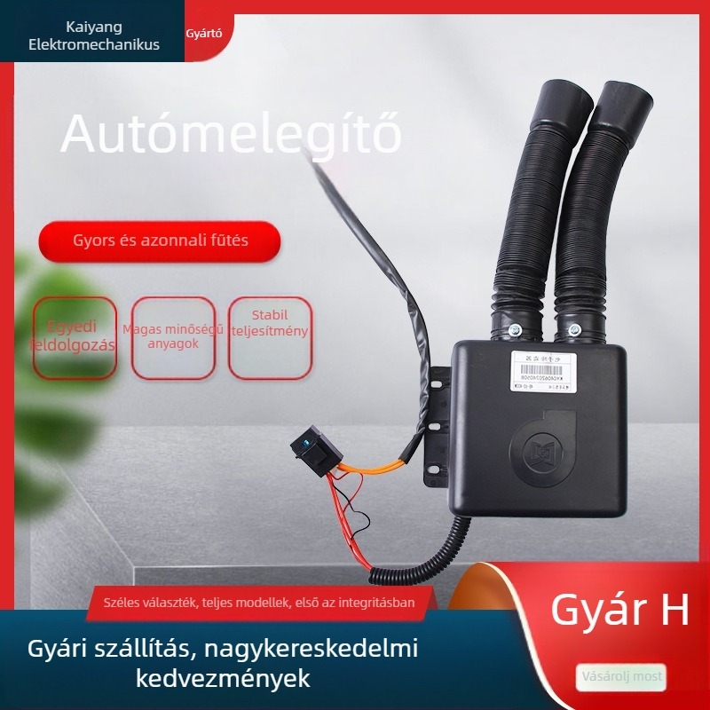 Kaiyang autófűtő kettős vezetékes fűtőelemekkel, 400W, modell Supercharged wired small pair