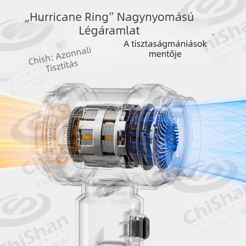 Autó- és otthoni kettős használatú porszívó integrált fújás és szívás funkcióval (Brushless motor, 11.1V, 100W, 20000Pa)