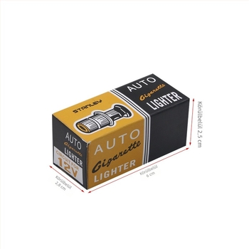 12V autó cigaretta-gyújtó dugasz RH-4013, fém ház, fűtő funkció, Shunwei