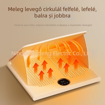 Xinfei lábmelegítő irodai használatra, az asztal alatt, gyors felmelegedés, összecsukható