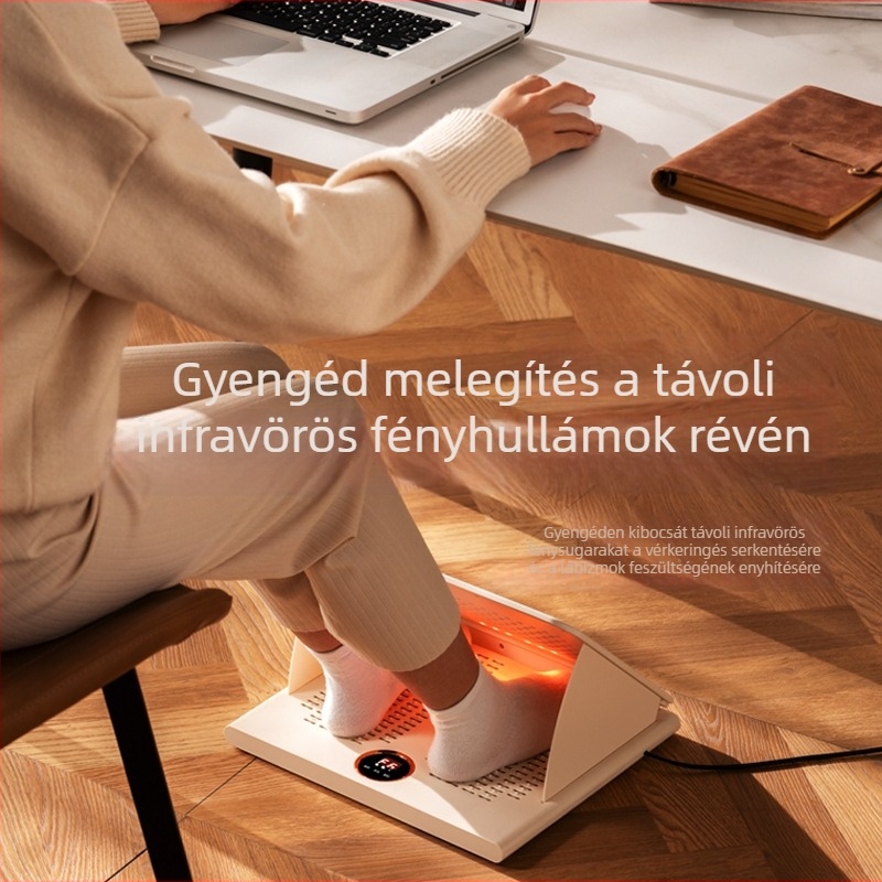 Xinfei lábmelegítő irodai használatra, az asztal alatt, gyors felmelegedés, összecsukható