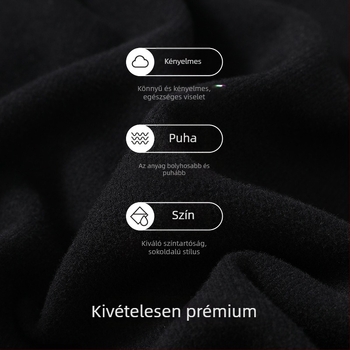 Női velúr fleeces pulóver fél-zipzárral és fél magas gallérral, meleg, karcsú szabás, hosszú ujjú