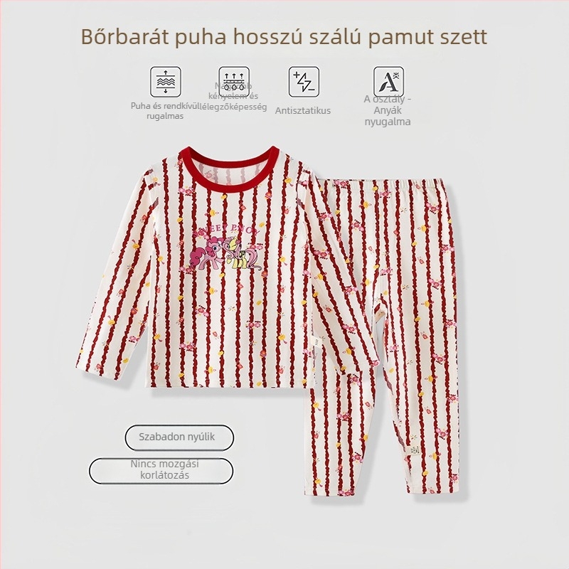 Gyerekeknek szóló otthoni ünnepi ruházat a kínai horoszkóp éve számára, 95% pamut Lycra, antibakteriális, uniszex, 3–8 éveseknek