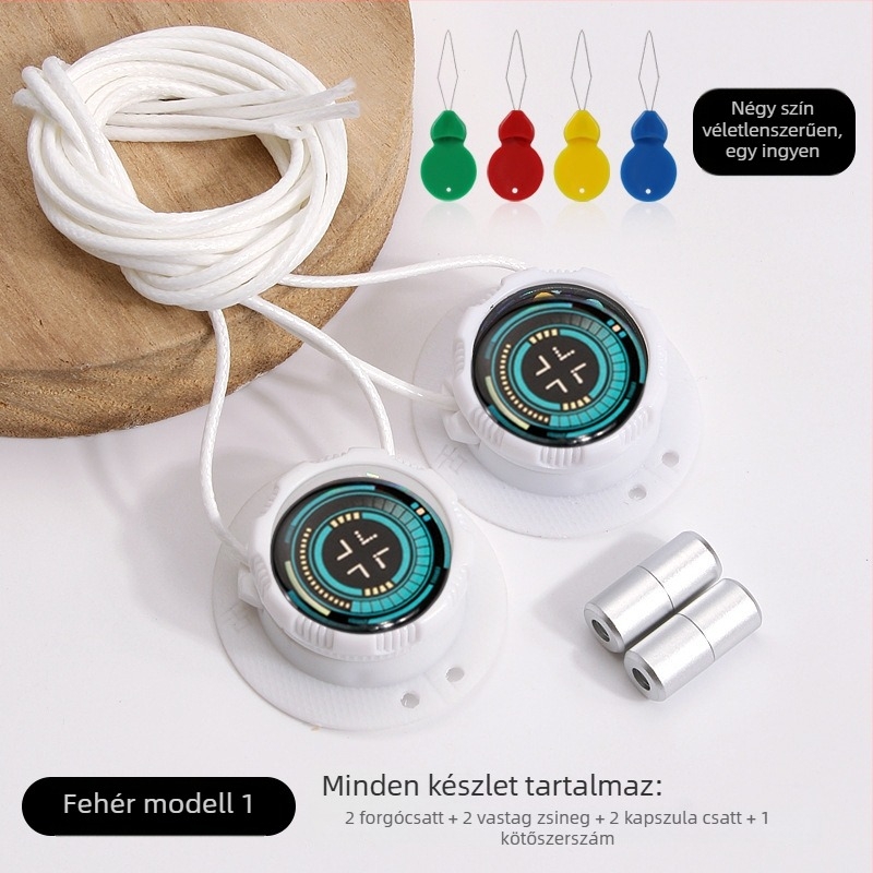 Futócipők forgó gombos kötés nélküli rendszerrel, kerek cipőfűzők, zsinór vastagsága 0,15 cm, zsinórok hossza 100 cm, modell Xd351