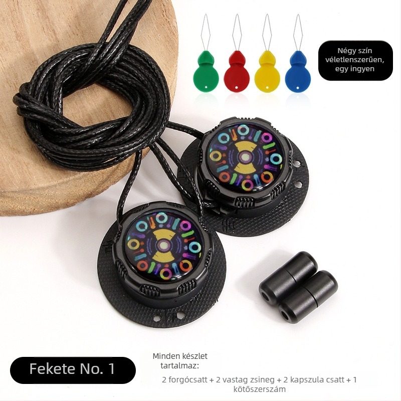 Futócipők forgó gombos kötés nélküli rendszerrel, kerek cipőfűzők, zsinór vastagsága 0,15 cm, zsinórok hossza 100 cm, modell Xd351