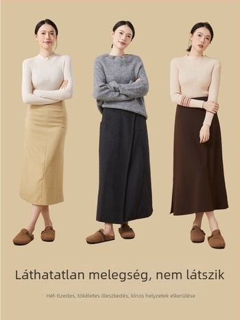 3/4-es melegítő leggings szoknyához, varrat nélküli, Derong velúr felülettel, menyasszonyi ruhákhoz és magasszárú csizmákhoz