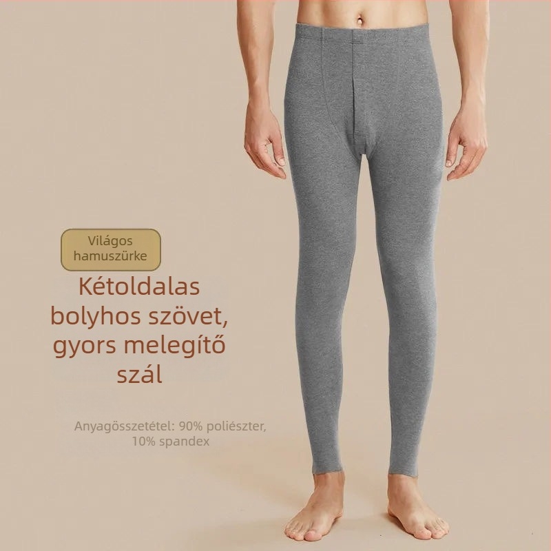 Férfi őszi-téli termikus leggings, karcsú fazon, fleece béléssel