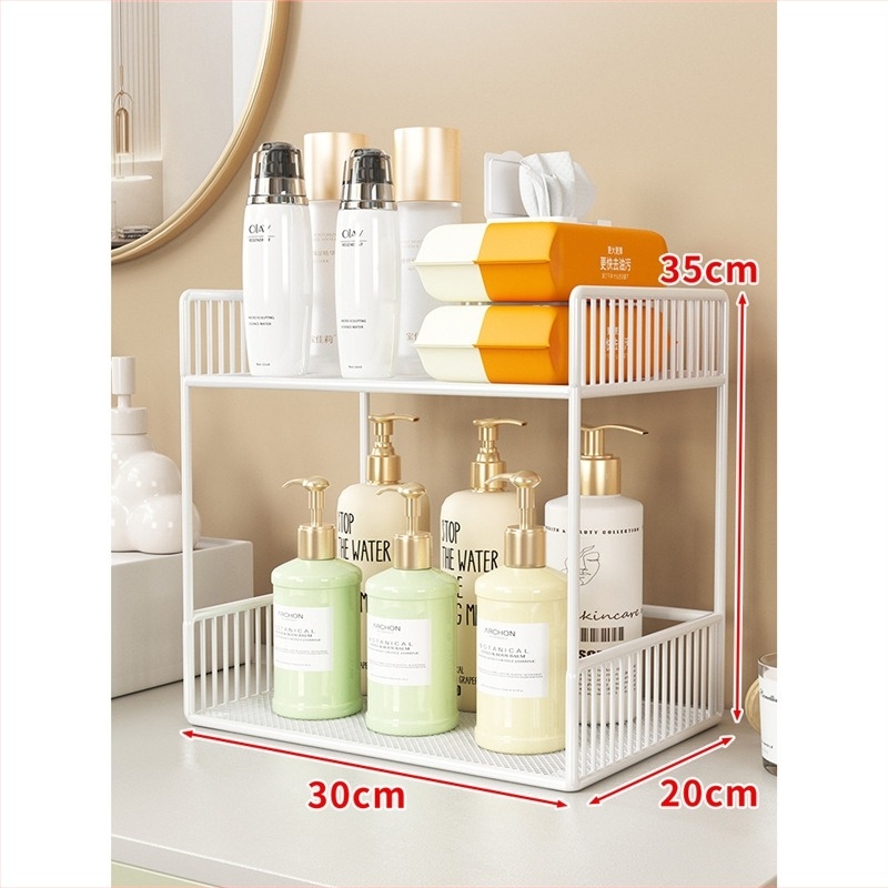 Fürdőszoba és WC tárolópolc, vasból, modern minimalista design, 2-3 réteg, pohártartóval, Evesigar márka, modell 758465210757