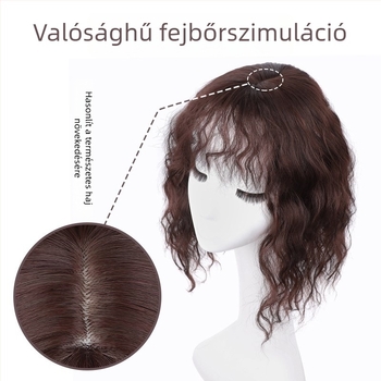 Lady 3103 Fejtetői hajdarab — göndör volumen, hőálló szálak, mechanizmusos kivitel, nem festhető, nem vasalható, univerzális használat