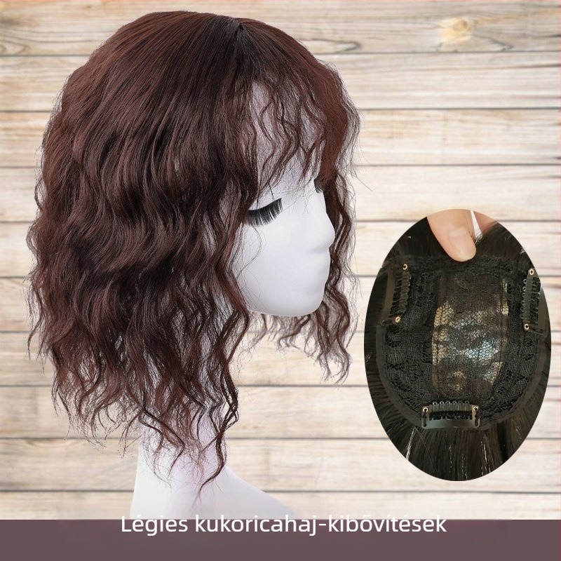 Lady 3103 Fejtetői hajdarab — göndör volumen, hőálló szálak, mechanizmusos kivitel, nem festhető, nem vasalható, univerzális használat