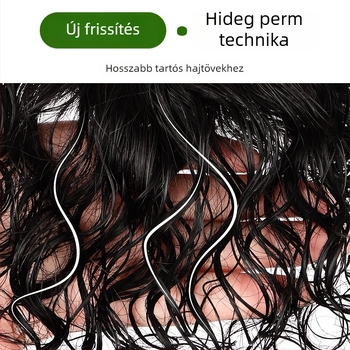 Női paróka darab, természetes hajból, modell Silk mesh curly hair, feldolgozás: mechanizmus, festhető vagy permelhető