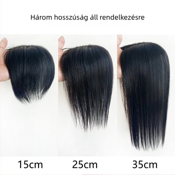 Női légáteresztő paróka mono hálóval, egyrétegű, könnyű, kézzel szőtt, valódi emberi haj, természetes és élethű megjelenés