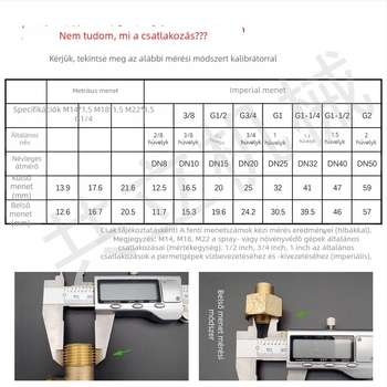 Mezőgazdasági gömbszelep kapcsoló, M22/M14 menet, Haikuo HKOK