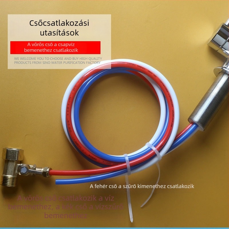 SHNUOM vízszűrő szelep, réz, terminálcsatlakozás