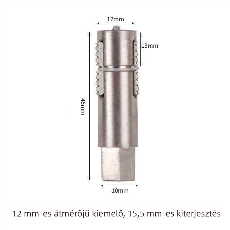 Háztartási vízvezetékhez használható menetes kihúzó eszköz szögletes szelephöz