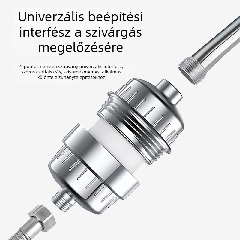 Zuhanyfej 25-lépéses vízszűrővel