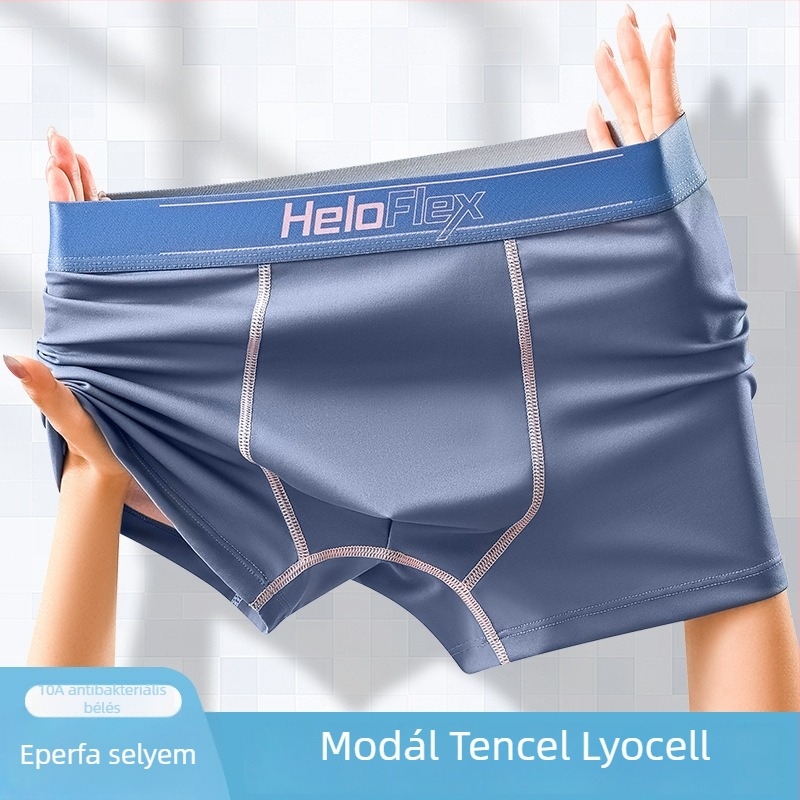 Modal 100-as férfi boxer brief, Lyocell belső résszel, Ice Silk, nagy méret
