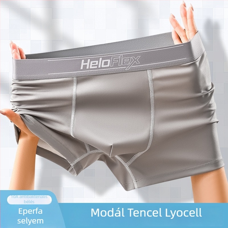 Modal 100-as férfi boxer brief, Lyocell belső résszel, Ice Silk, nagy méret