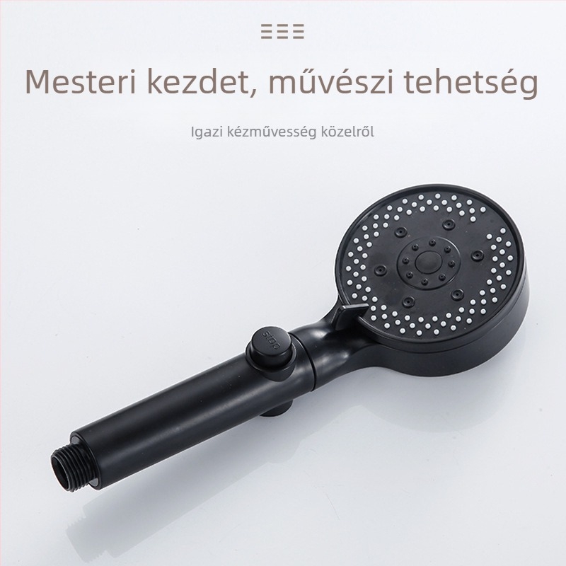 Zuhanyfej, hordozható, ABS anyag, menetes szerelés, modell 718, üzemi hőmérséklet 0-80
