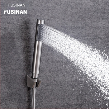 Forsinan 304 rozsdamentes acél kézi zuhanyfej készlet, falra szerelhető FSN-6047, kerámiás patron, 0–90°C
