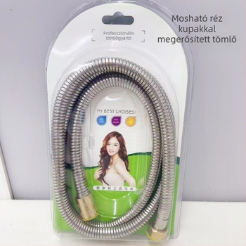 Rozsdamentes acél zuhanycső 1,5 m