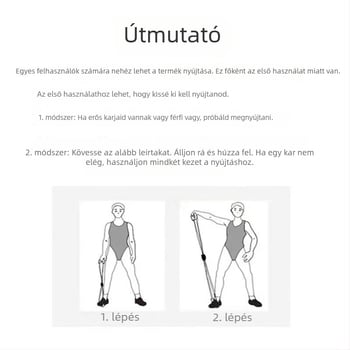 Hátsó nyújtó készülék otthoni edzéshez, TPE anyag, 8-karakteres feszítő eszköz, a nyitott vállakért