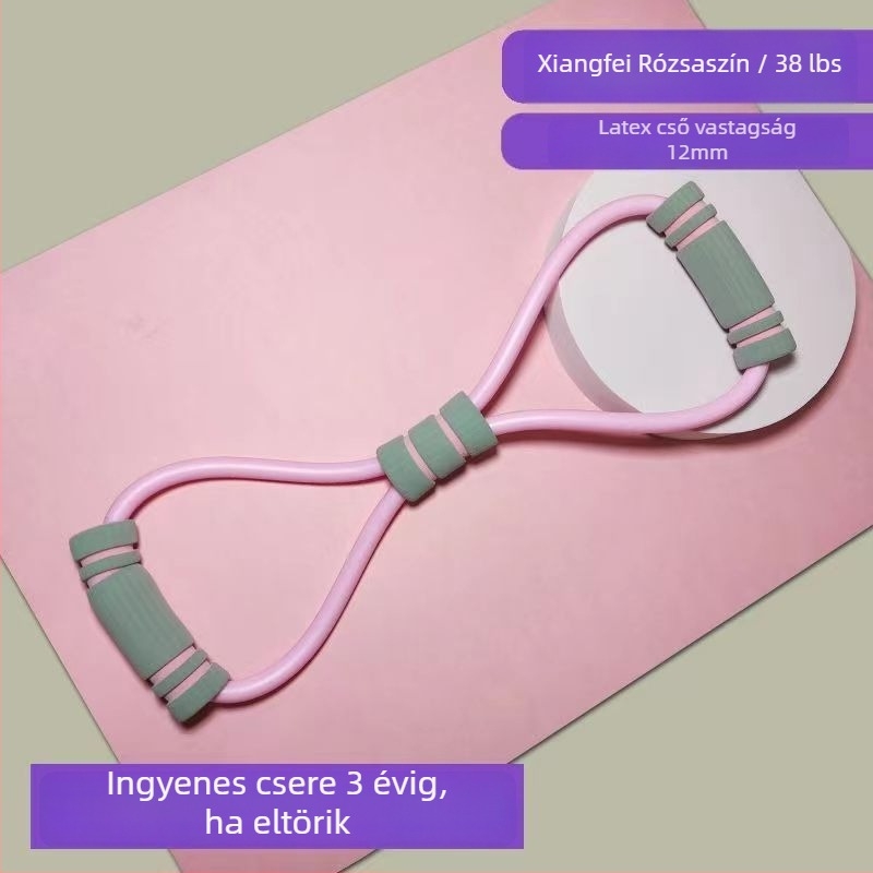 Hátsó nyújtó készülék otthoni edzéshez, TPE anyag, 8-karakteres feszítő eszköz, a nyitott vállakért