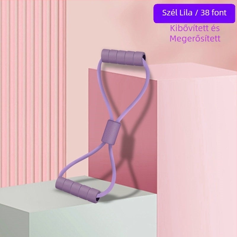 Hátsó nyújtó készülék otthoni edzéshez, TPE anyag, 8-karakteres feszítő eszköz, a nyitott vállakért