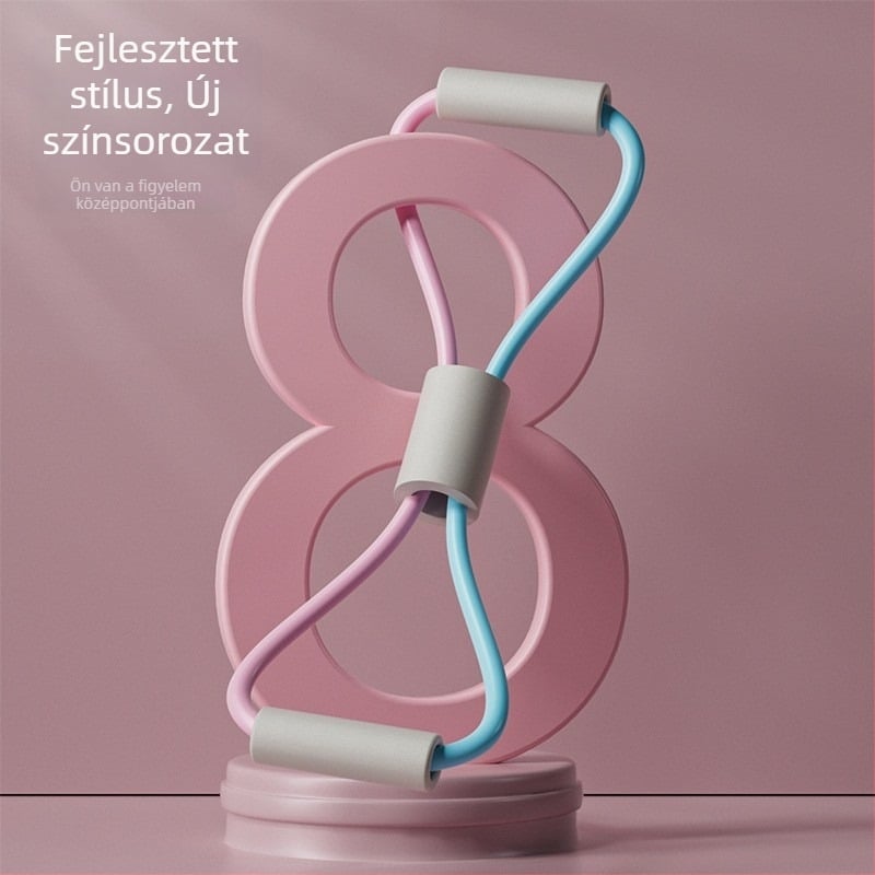 Hátsó nyújtó készülék otthoni edzéshez, TPE anyag, 8-karakteres feszítő eszköz, a nyitott vállakért