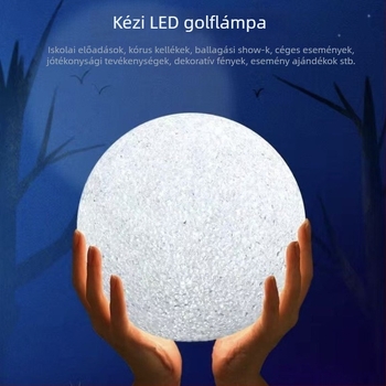 Színpadi éjszakai fény – planéta alakú kristálygömb beépített akkumulátorral, feszültség ≤36V, kristály árnyékoló, toggle kapcsoló