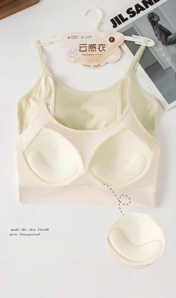 8803 Sima varrás nélküli női sportmelltartó-tanktop, nude színben, alapvető fehérnemű, gyönyörű hát
