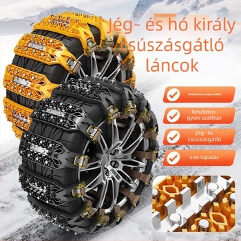 Xuemai gumiból készült anti csúszás lánc autókhoz, univerzális SUV és terepjárók számára; Márka: Xuemai; Anyag: Gumi; Súly: 11; Kompatibilis modellek: 1; Gumi specifikációk: 1