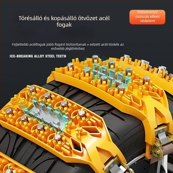 Xuemai gumiból készült anti csúszás lánc autókhoz, univerzális SUV és terepjárók számára; Márka: Xuemai; Anyag: Gumi; Súly: 11; Kompatibilis modellek: 1; Gumi specifikációk: 1