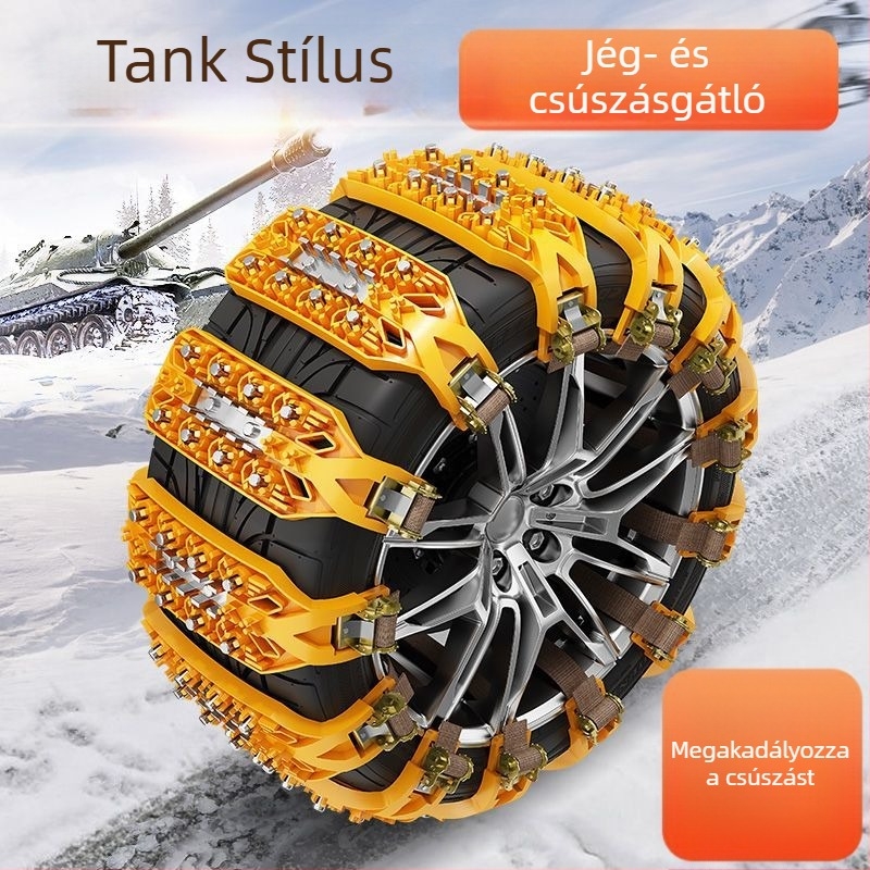 Xuemai gumiból készült anti csúszás lánc autókhoz, univerzális SUV és terepjárók számára; Márka: Xuemai; Anyag: Gumi; Súly: 11; Kompatibilis modellek: 1; Gumi specifikációk: 1