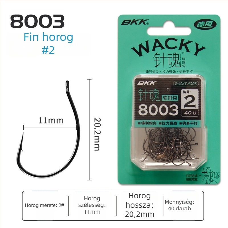 BKK horgászhorog — tüske horog; Jianghe horgászhely; általános horog