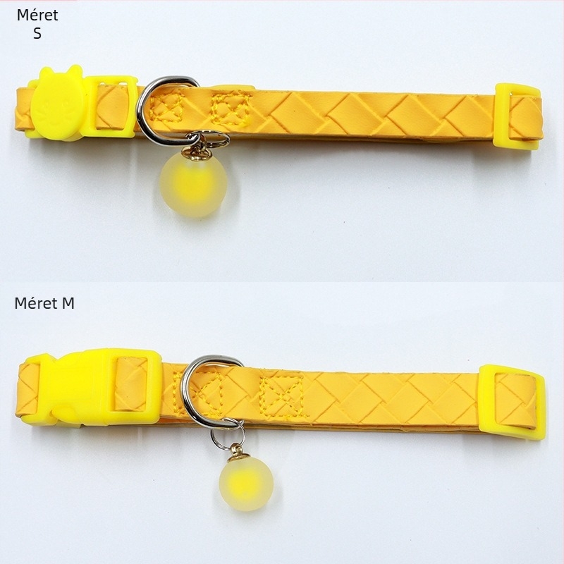 AirTag nyakörv helymeghatározó tok - vízálló szilikon hüvely, PU bőr szövés, macska nyakörv nyomkövetés, veszteség elleni