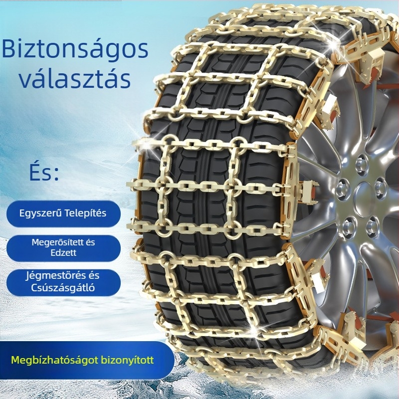 Autógumi anti-slip láncok, Tian Grid modell, acél, 6–8 kg, személyautók és SUV-k számára