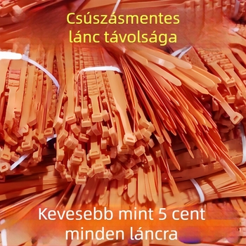 Autókhoz univerzális téli láncok, gumiból, modell 4554