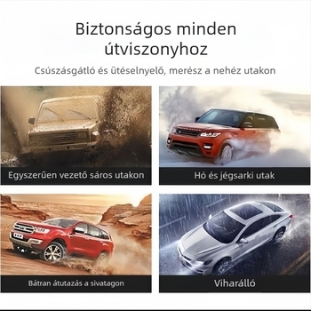 Autókhoz univerzális téli láncok, gumiból, modell 4554