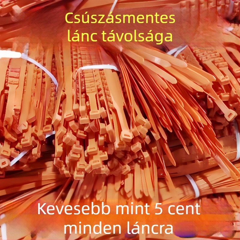 Autókhoz univerzális téli láncok, gumiból, modell 4554