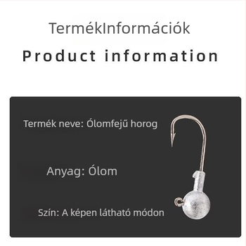 Ólomhorog №7, Vertical Star, tüskés, tengeri horgászat hajóról