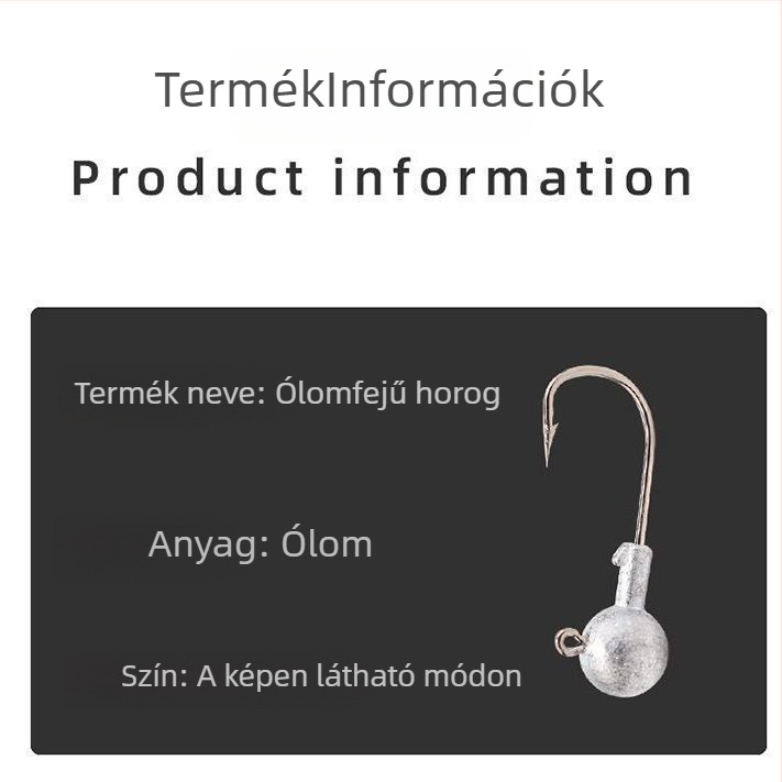 Ólomhorog №7, Vertical Star, tüskés, tengeri horgászat hajóról