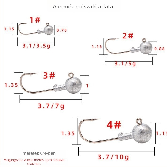 Ólomhorog №7, Vertical Star, tüskés, tengeri horgászat hajóról