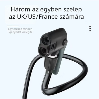 Kézi kerékpárpumpa, magas nyomású, univerzális MTB és országúti kerékpárokhoz, tartós