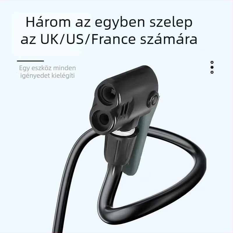 Kézi kerékpárpumpa, magas nyomású, univerzális MTB és országúti kerékpárokhoz, tartós