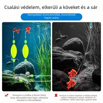 Robbanó horog kettős horoggal európai pontyhoz — tengeri horgászfelszerelés