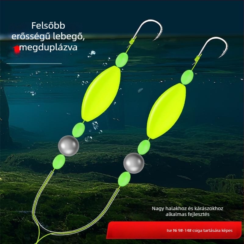 Robbanó horog kettős horoggal európai pontyhoz — tengeri horgászfelszerelés