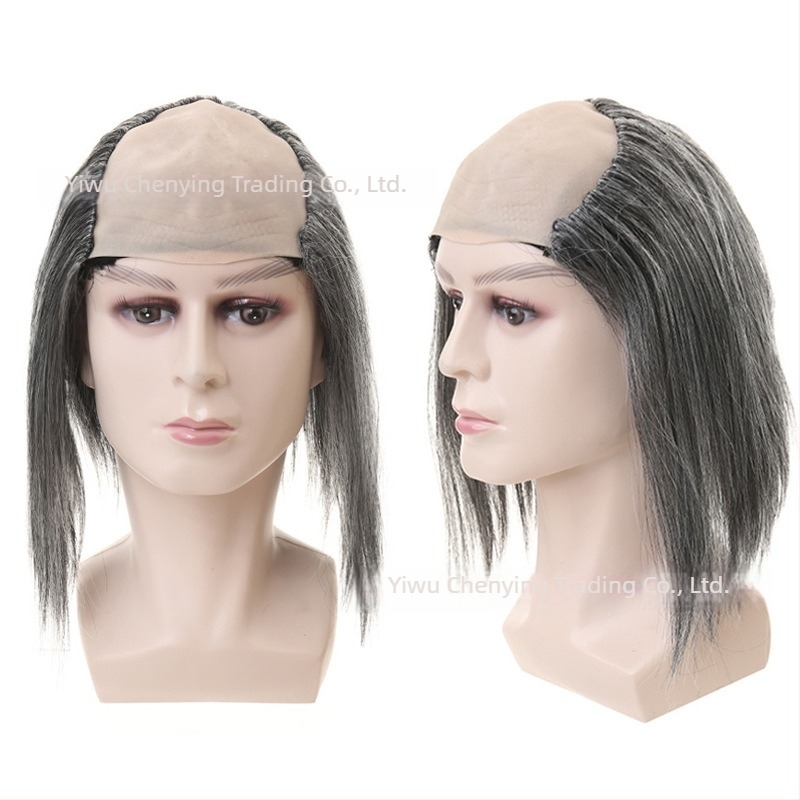 Paróka kosztümhöz | Modell K330; Hajhossz: közepes–hosszú; Haj anyaga: K silk/p silk; Stílus: kopasz kinézet