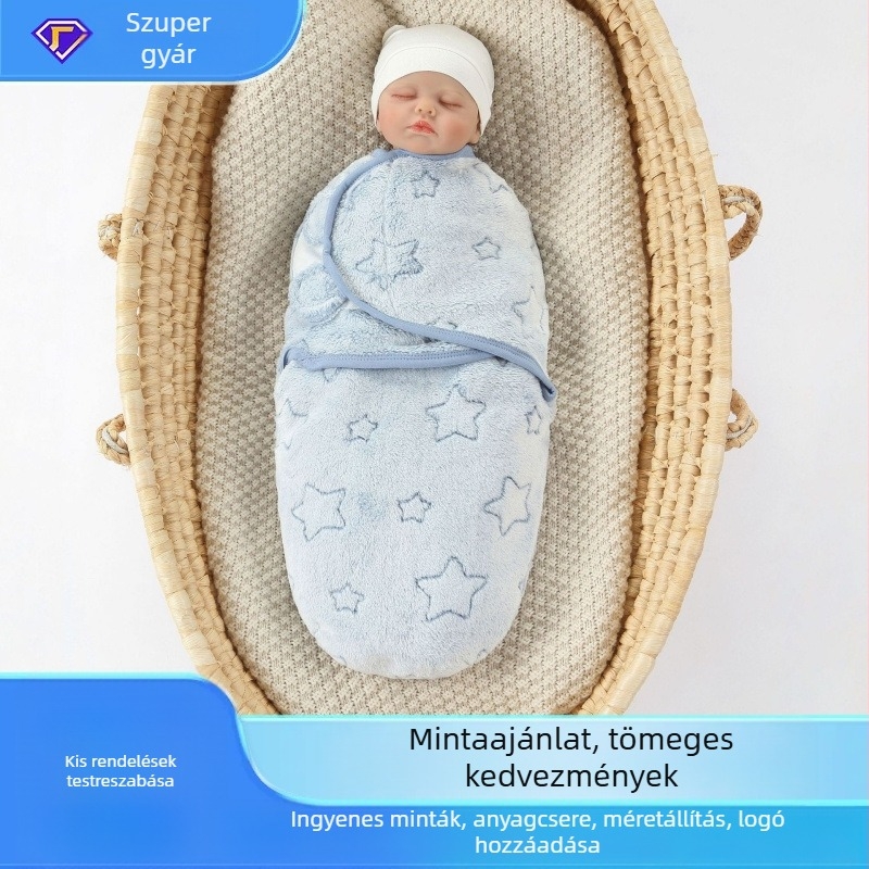 Személyre szabott baba beburkoló kendő és alvózsák újszülötteknek, mesefigurás nyomtatás, egész éves